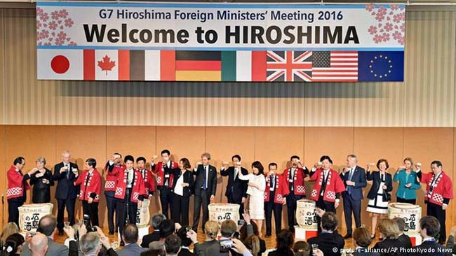 اجلاس وزراي خارجه گروه جي7 در هيروشيما برگزار شد 
